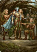 Lathril, Blade of the Elves Art Card (48/54) [Foundations Art Series] - Destination Retro