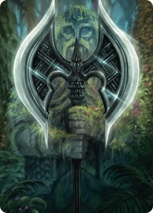 Leyline Axe Art Card (49/54) [Foundations Art Series] - Destination Retro