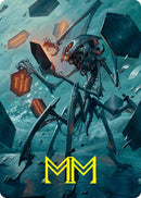 Scrawling Crawler Art Card (50/54) (Gold-Stamped Signature) [Foundations Art Series] - Destination Retro