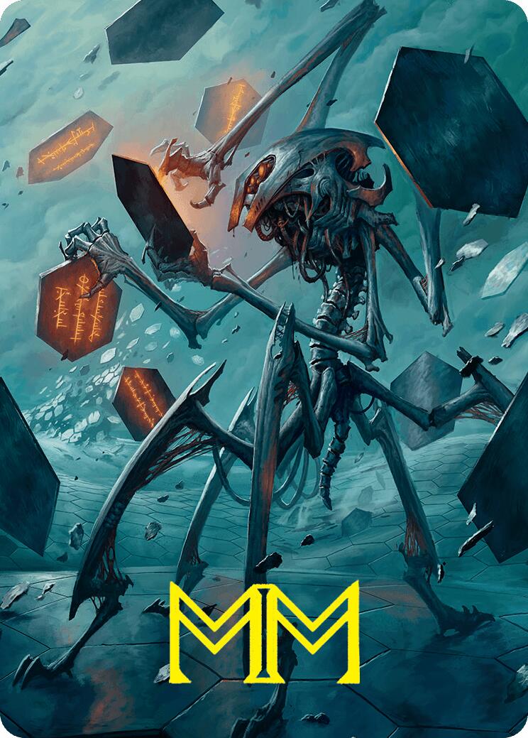Scrawling Crawler Art Card (50/54) (Gold-Stamped Signature) [Foundations Art Series] - Destination Retro