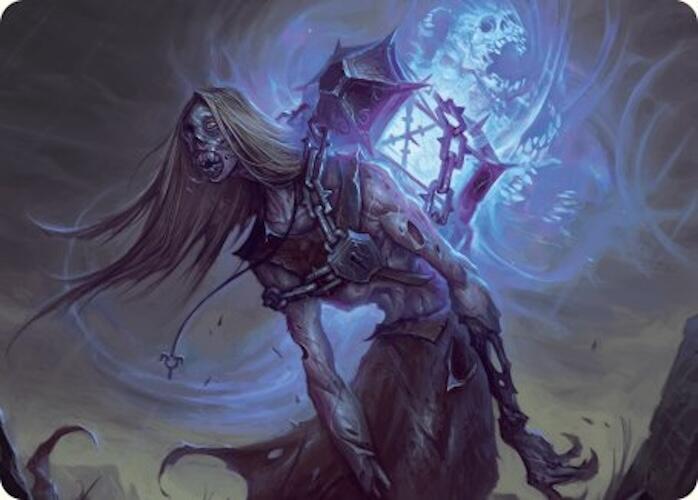Soul-Shackled Zombie Art Card (9/54) [Foundations Art Series] - Destination Retro