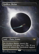 Godless Shrine (Borderless) (Galaxy Foil) [Unfinity] - Destination Retro