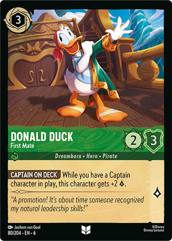 Donald Duck - First Mate (80/204) [Azurite Sea] - Destination Retro