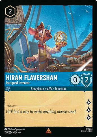 Hiram Flaversham - Intrigued Inventor (159/204) [Azurite Sea] - Destination Retro