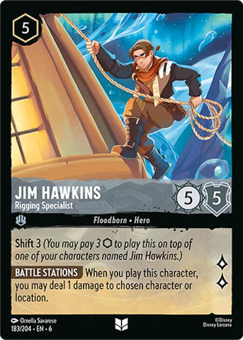 Jim Hawkins - Rigging Specialist (183/204) [Azurite Sea] - Destination Retro