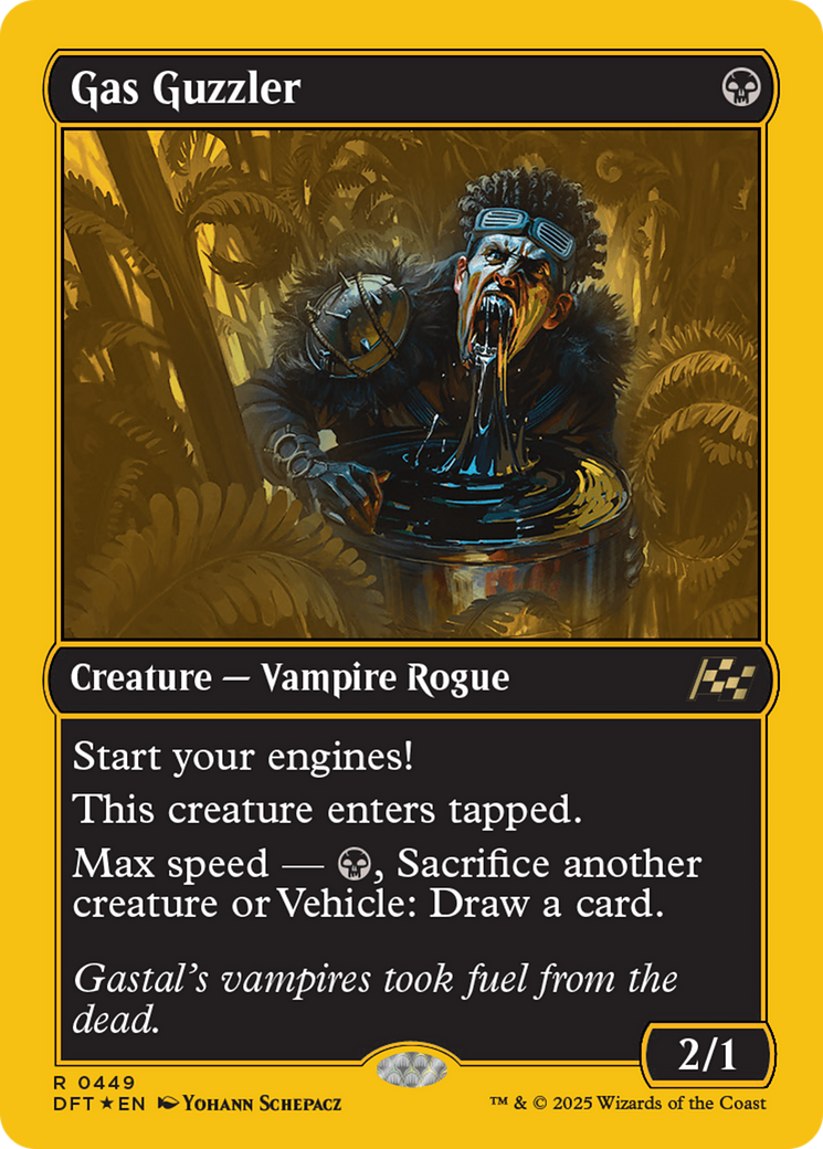 Gas Guzzler (First-Place Foil) [Aetherdrift] - Destination Retro