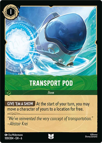Transport Pod (100/204) [Azurite Sea] - Destination Retro