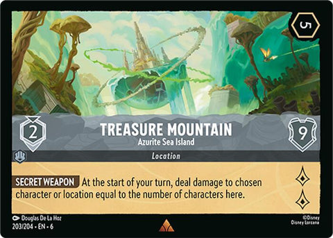 Treasure Mountain - Azurite Sea Island (203/204) [Azurite Sea] - Destination Retro