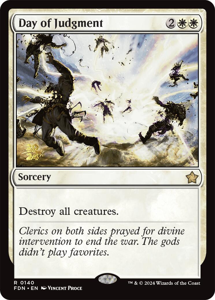 Day of Judgment [Foundations Prerelease Promos] - Destination Retro