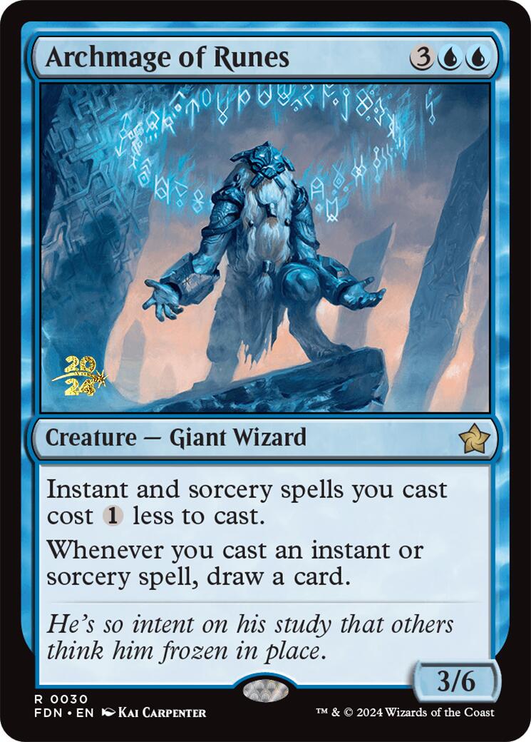 Archmage of Runes [Foundations Prerelease Promos] - Destination Retro