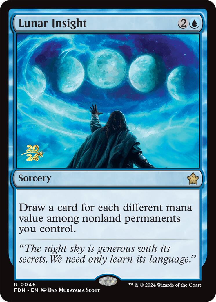 Lunar Insight [Foundations Prerelease Promos] - Destination Retro