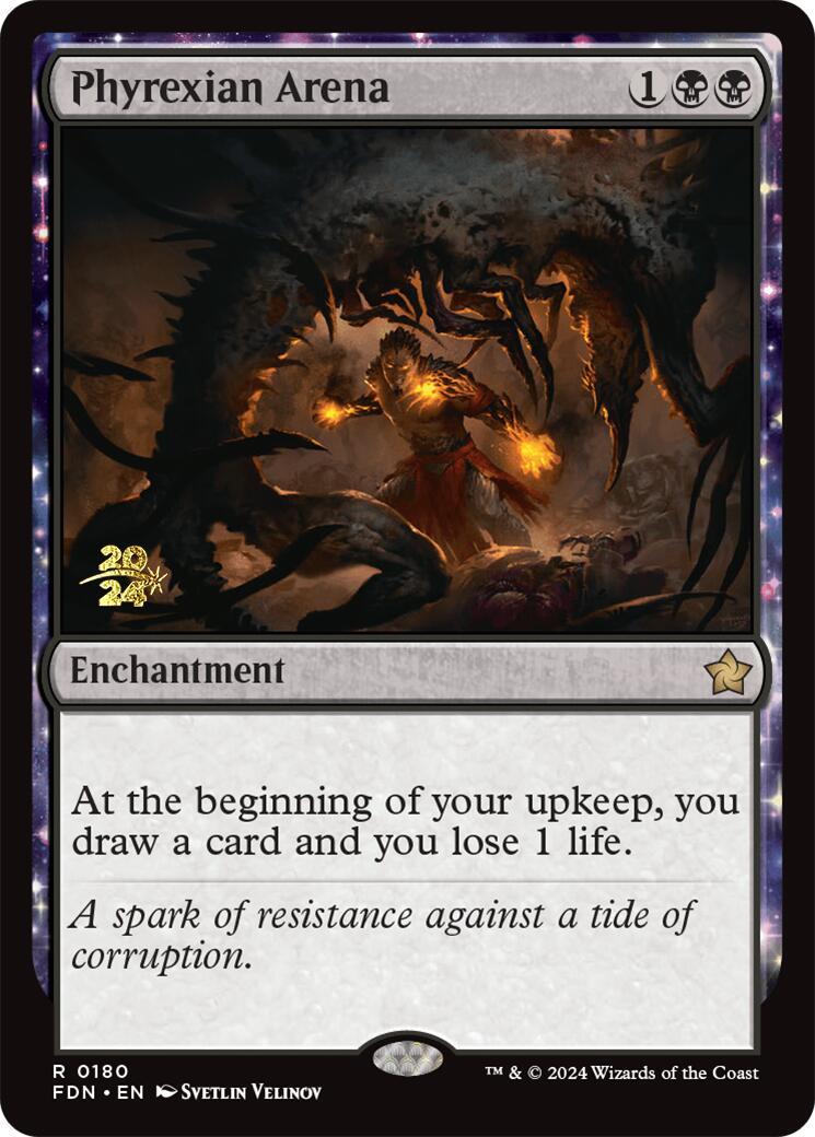 Phyrexian Arena [Foundations Prerelease Promos] - Destination Retro
