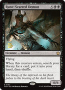 Rune-Scarred Demon [Foundations Prerelease Promos] - Destination Retro