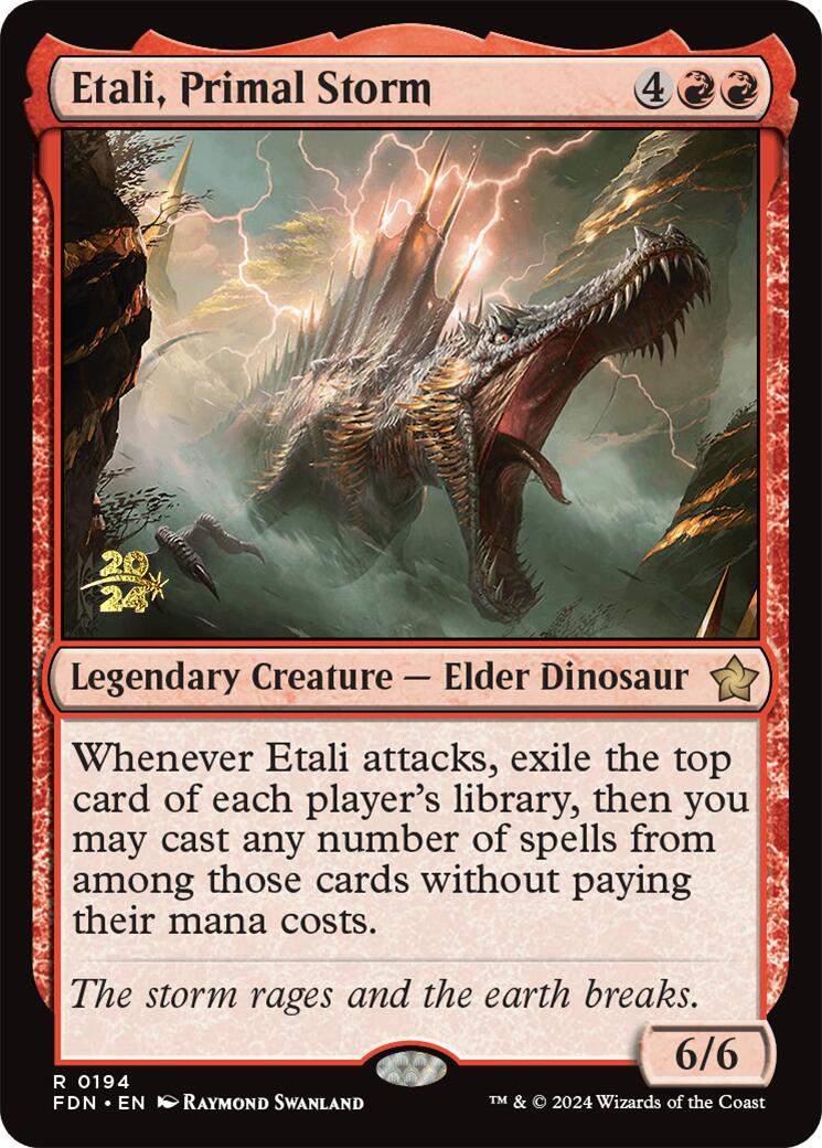 Etali, Primal Storm [Foundations Prerelease Promos] - Destination Retro