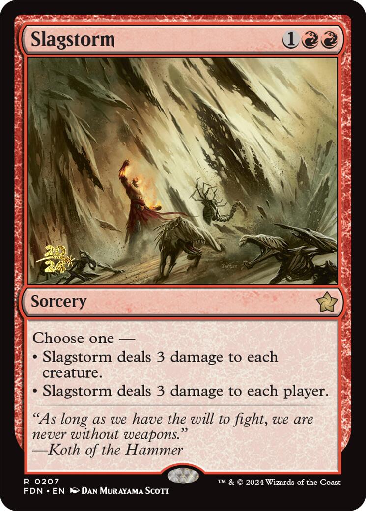 Slagstorm [Foundations Prerelease Promos] - Destination Retro