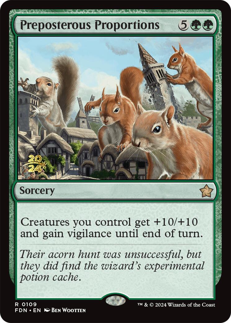 Preposterous Proportions [Foundations Prerelease Promos] - Destination Retro