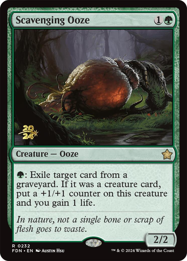 Scavenging Ooze [Foundations Prerelease Promos] - Destination Retro