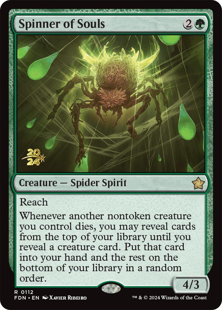 Spinner of Souls [Foundations Prerelease Promos] - Destination Retro