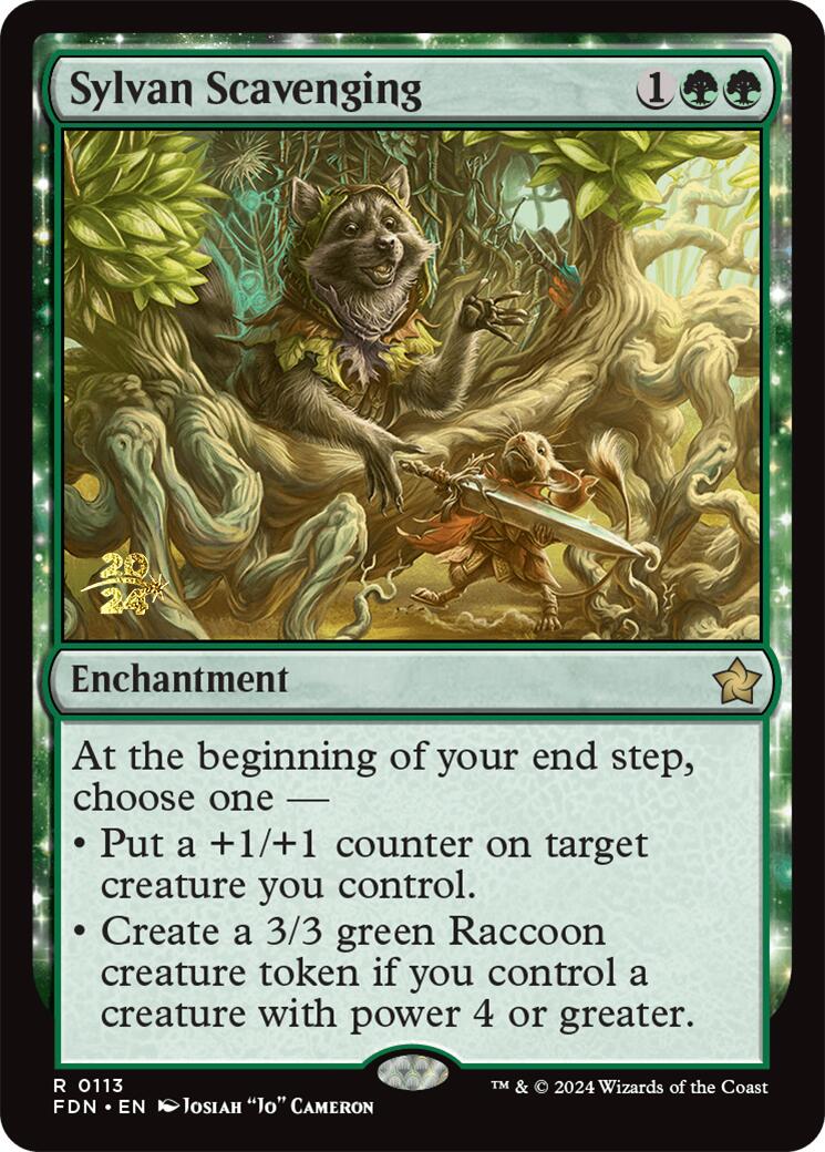 Sylvan Scavenging [Foundations Prerelease Promos] - Destination Retro