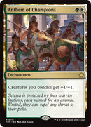 Anthem of Champions [Foundations Prerelease Promos] - Destination Retro