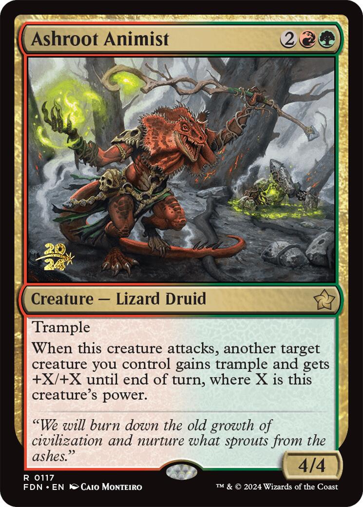 Ashroot Animist [Foundations Prerelease Promos] - Destination Retro