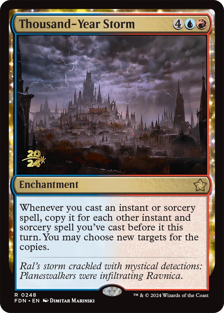 Thousand-Year Storm [Foundations Prerelease Promos] - Destination Retro