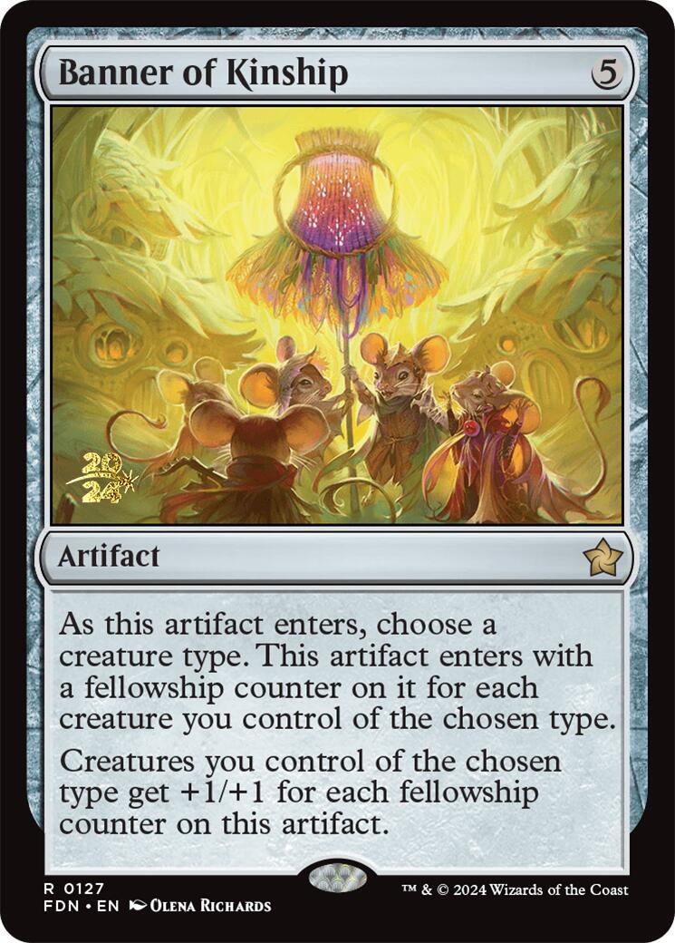Banner of Kinship [Foundations Prerelease Promos] - Destination Retro
