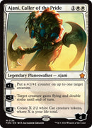 Ajani, Caller of the Pride [Foundations Prerelease Promos] - Destination Retro
