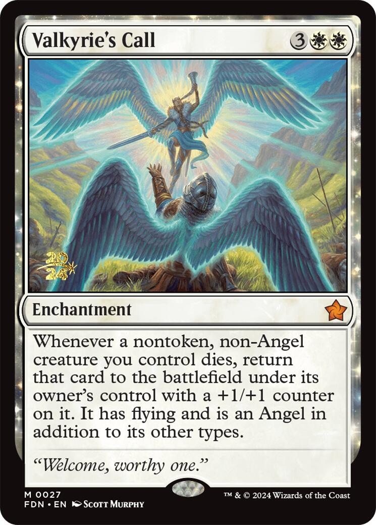 Valkyrie's Call [Foundations Prerelease Promos] - Destination Retro