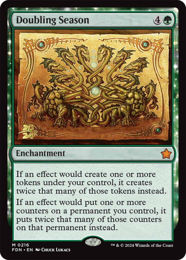 Doubling Season [Foundations Prerelease Promos] - Destination Retro