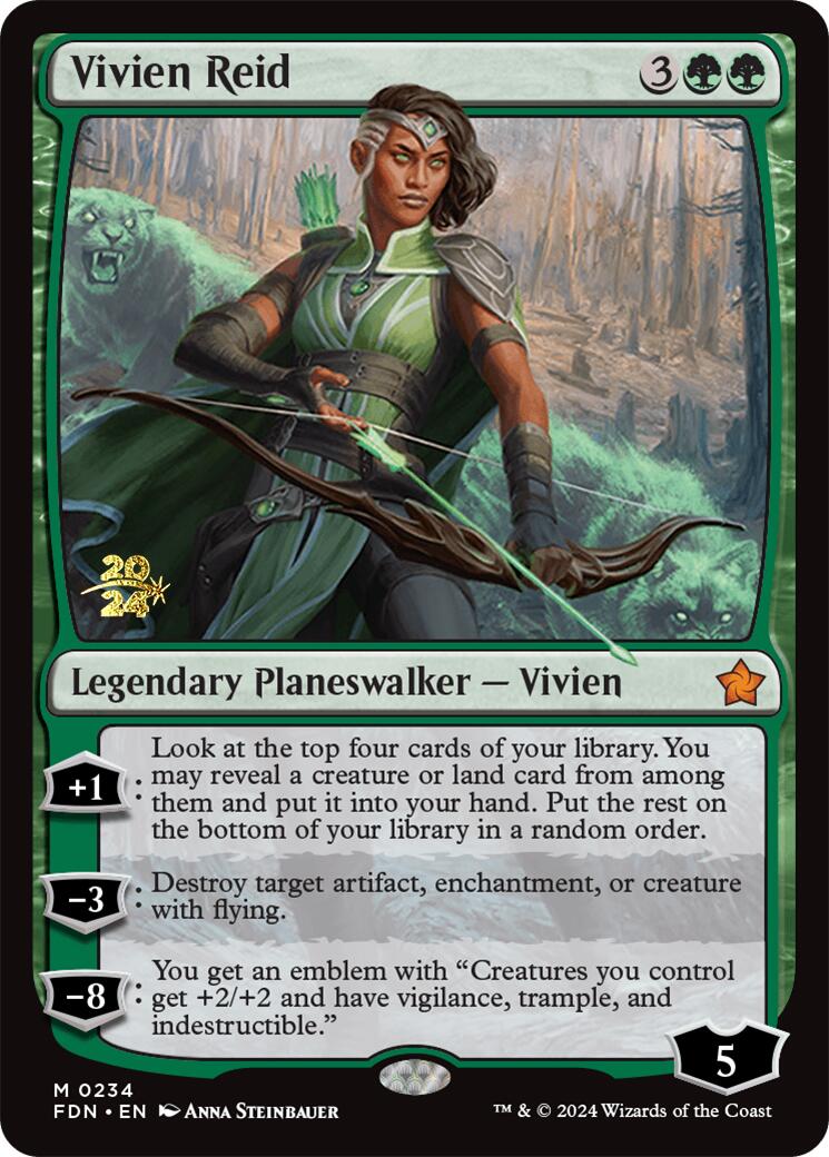 Vivien Reid [Foundations Prerelease Promos] - Destination Retro