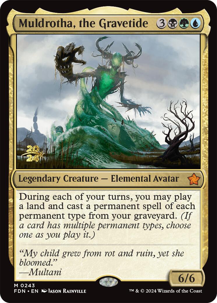 Muldrotha, the Gravetide [Foundations Prerelease Promos] - Destination Retro