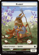 Rabbit // Soldier Double-Sided Token [Foundations Tokens] - Destination Retro