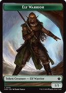 Elf Warrior // Raccoon Doubled-Sided Token [Foundations Tokens] - Destination Retro