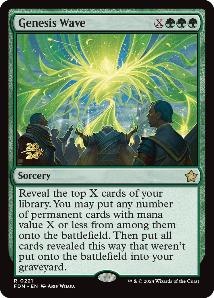 Genesis Wave [Foundations Prerelease Promos] - Destination Retro