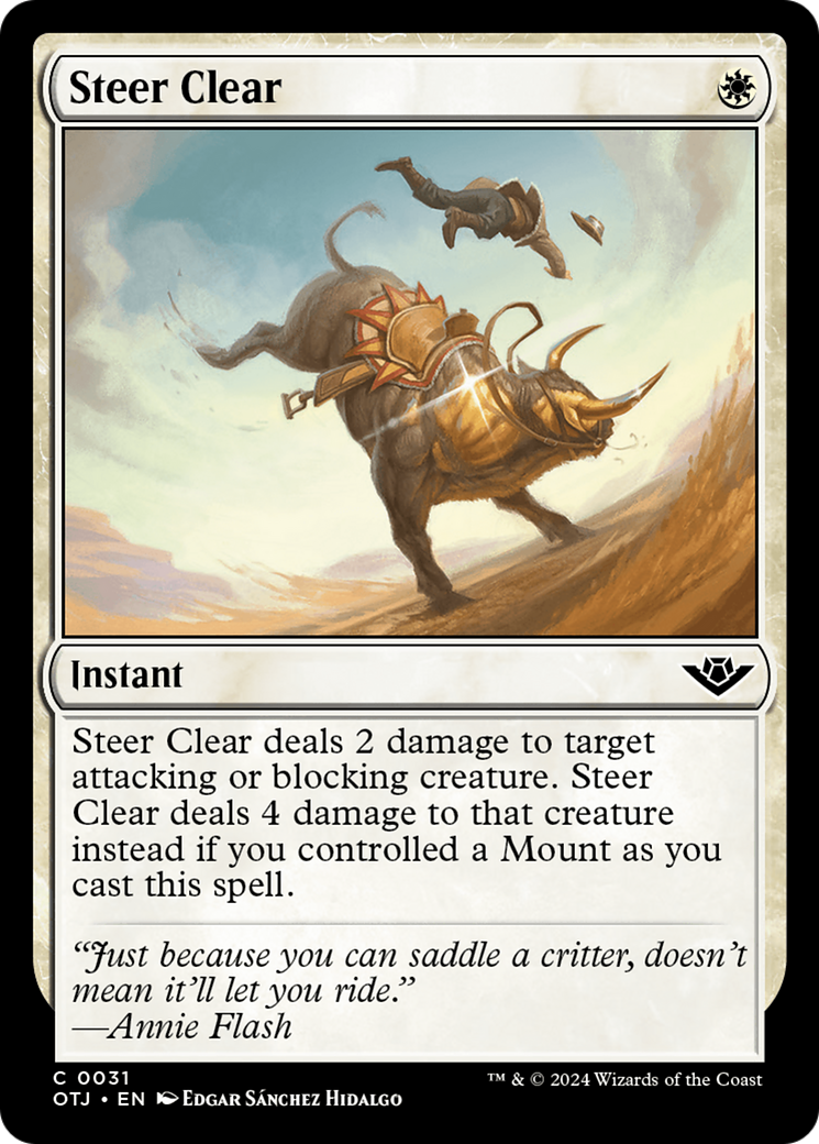 Steer Clear [Outlaws of Thunder Junction] - Destination Retro
