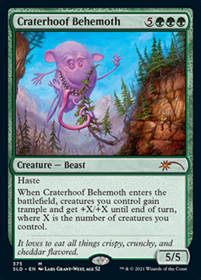 Craterhoof Behemoth (375) [Secret Lair Drop Series] - Destination Retro