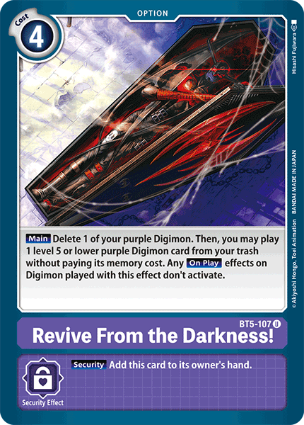 Revive From the Darkness! [BT5-107] [Battle of Omni] - Destination Retro