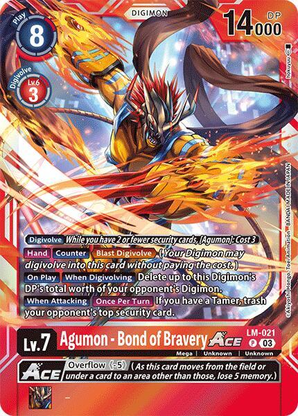 Agumon [LM-021] - Bond of Bravery ACE [Special Limited Set] - Destination Retro