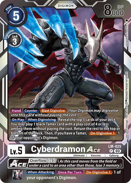 Cyberdramon ACE [LM-025] [Special Limited Set] - Destination Retro
