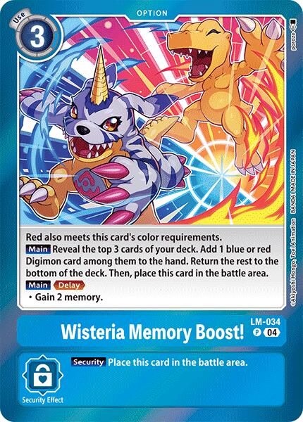 Wisteria Memory Boost! [LM-034] [Special Limited Set] - Destination Retro