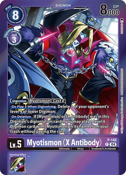 Myotismon [P-145] (X Antibody) (Reprint) [Special Limited Set] - Destination Retro