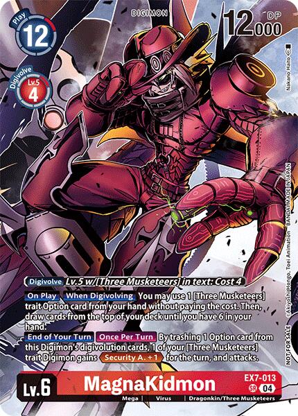 MagnaKidmon [EX7-013] (Alternate Art) (Box Topper) [Special Limited Set] - Destination Retro