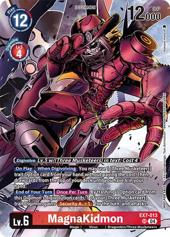 MagnaKidmon [EX7-013] (Alternate Art) (Box Topper) [Special Limited Set] - Destination Retro