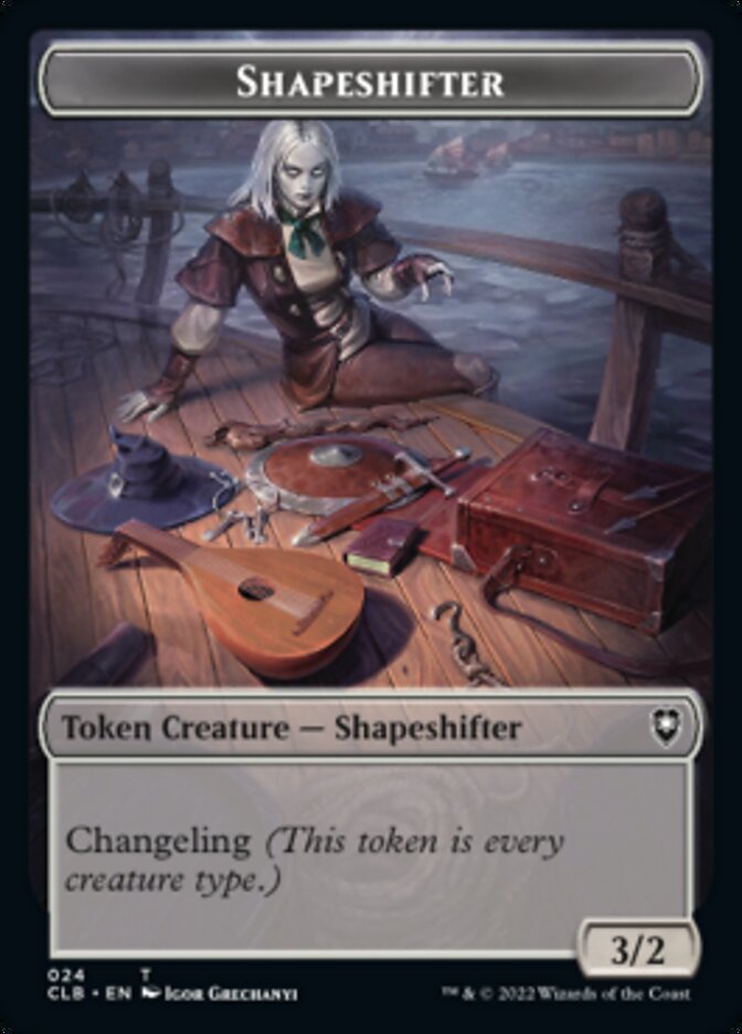 Shapeshifter (024) // Shapeshifter (028) Double-Sided Token [Commander Legends: Battle for Baldur's Gate Tokens] - Destination Retro