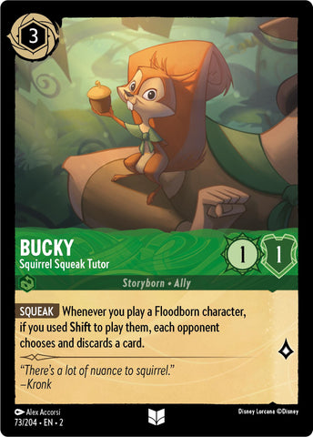 Bucky - Squirrel Squeak Tutor (Errata Version) (73/204) [Rise of the Floodborn] - Destination Retro