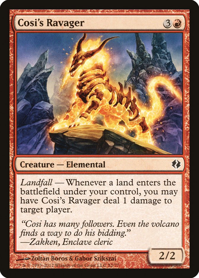 Cosi's Ravager [Duel Decks: Venser vs. Koth] - Destination Retro