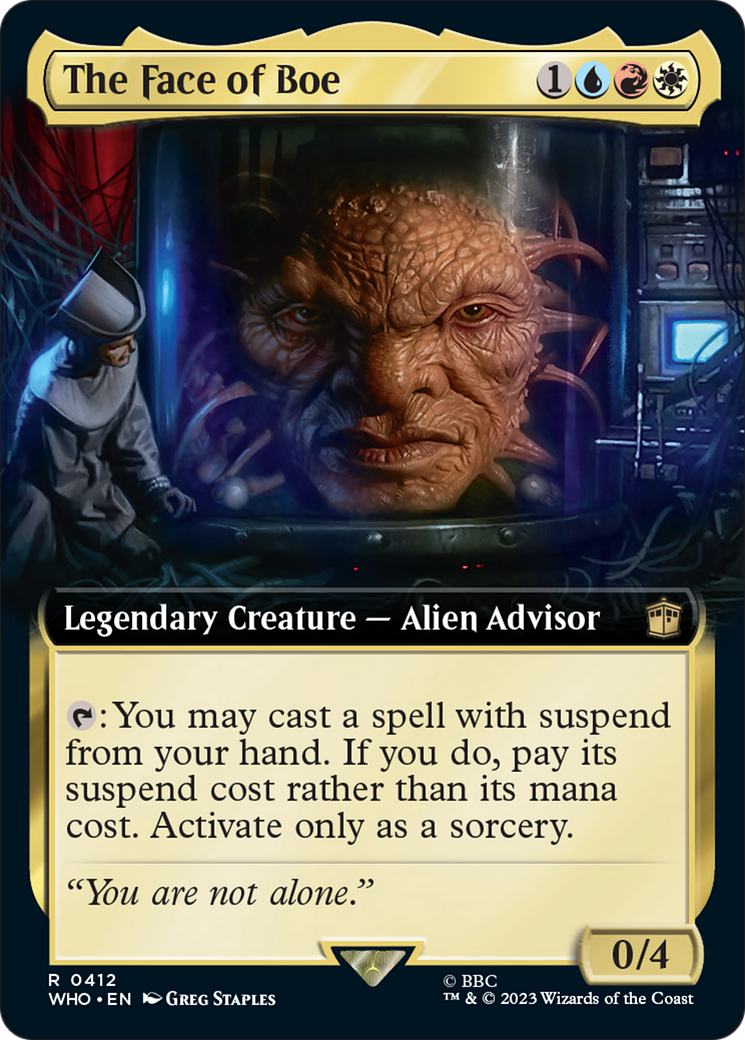 The Face of Boe (Extended Art) [Doctor Who] - Destination Retro