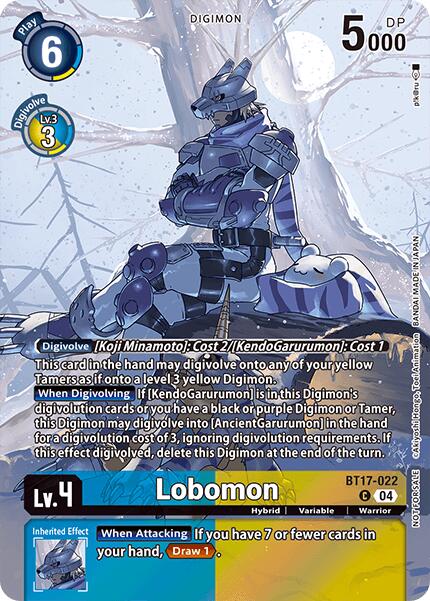 Lobomon [BT17-022] (Legend Pack 2024 Box Topper) [Chain of Liberation] - Destination Retro