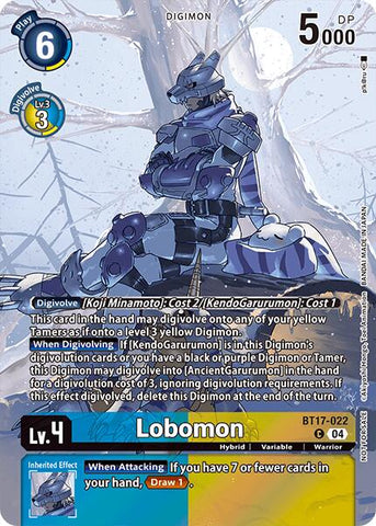 Lobomon [BT17-022] (Legend Pack 2024 Box Topper) [Chain of Liberation] - Destination Retro